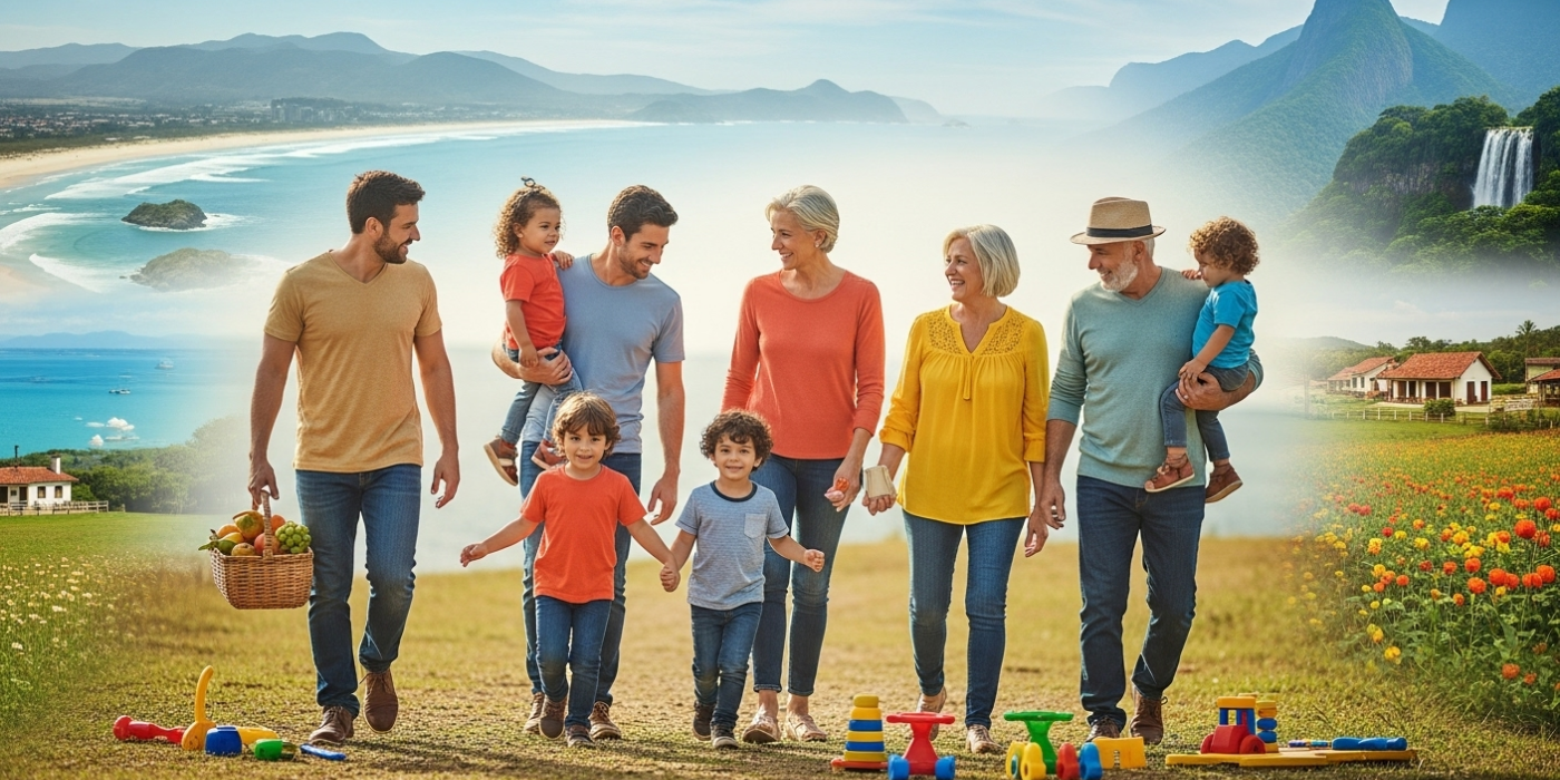 12 destinos nacionais perfeitos para viajar em família