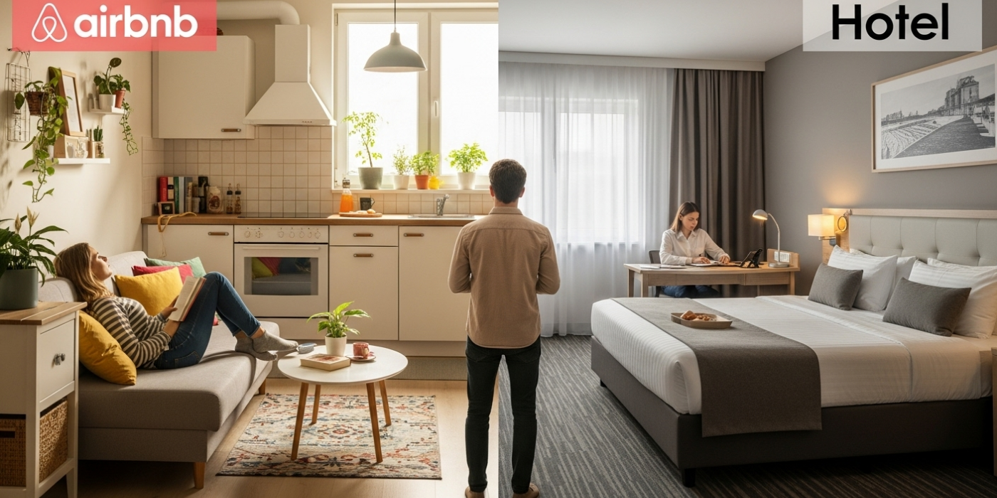 Airbnb ou hotel? Descubra qual opção combina mais com o seu estilo de viagem