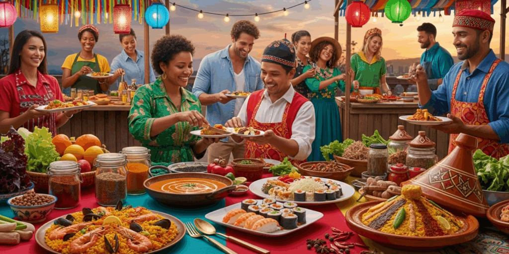 Além do Brasil: sabores autênticos ao redor do mundo