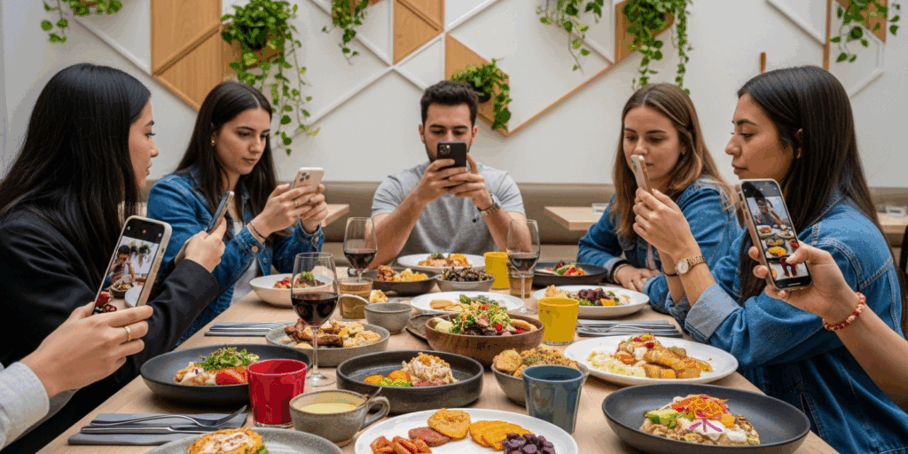 Cores, texturas e composições: a estética que viraliza