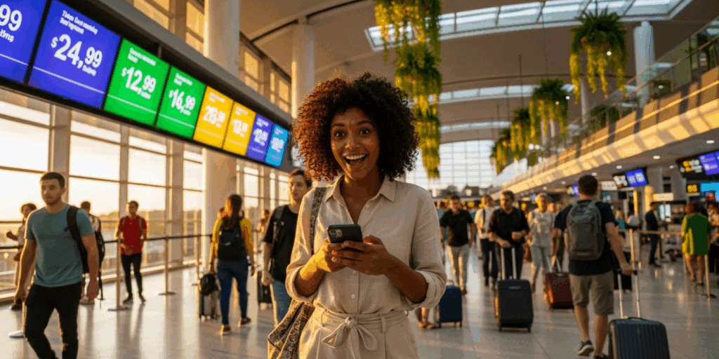 Encontre passagens aéreas com preços surpreendentes