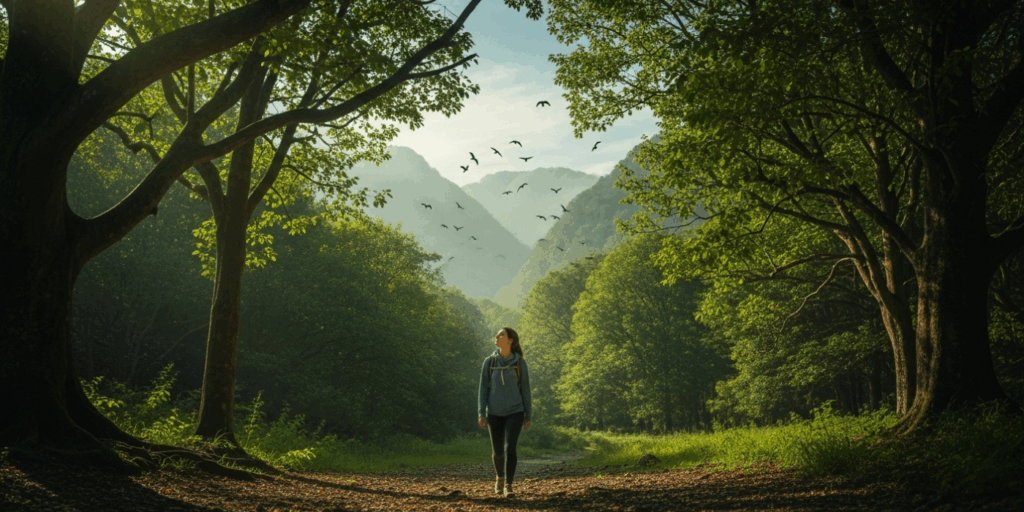 Montanhas e florestas: o abraço da natureza