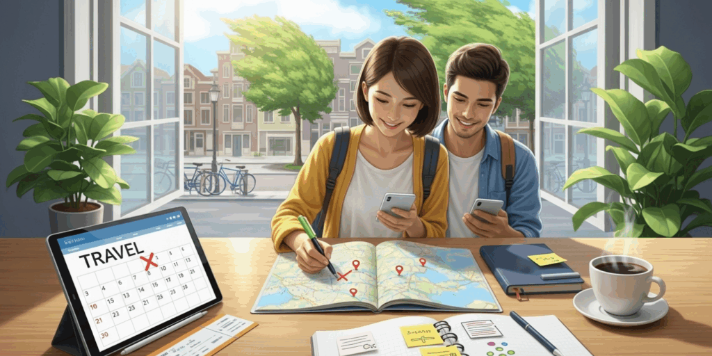 Planeje com antecedência — mas mantenha flexibilidade