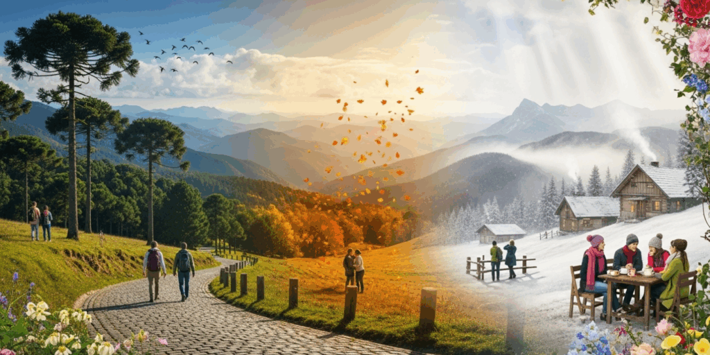 Serras que encantam em todas as estações