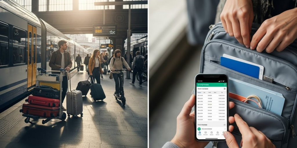 Dicas práticas para integrar transporte sem perder tempo (nem a mala)